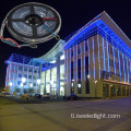 SMD5050 RGB LED black strip light sa labas